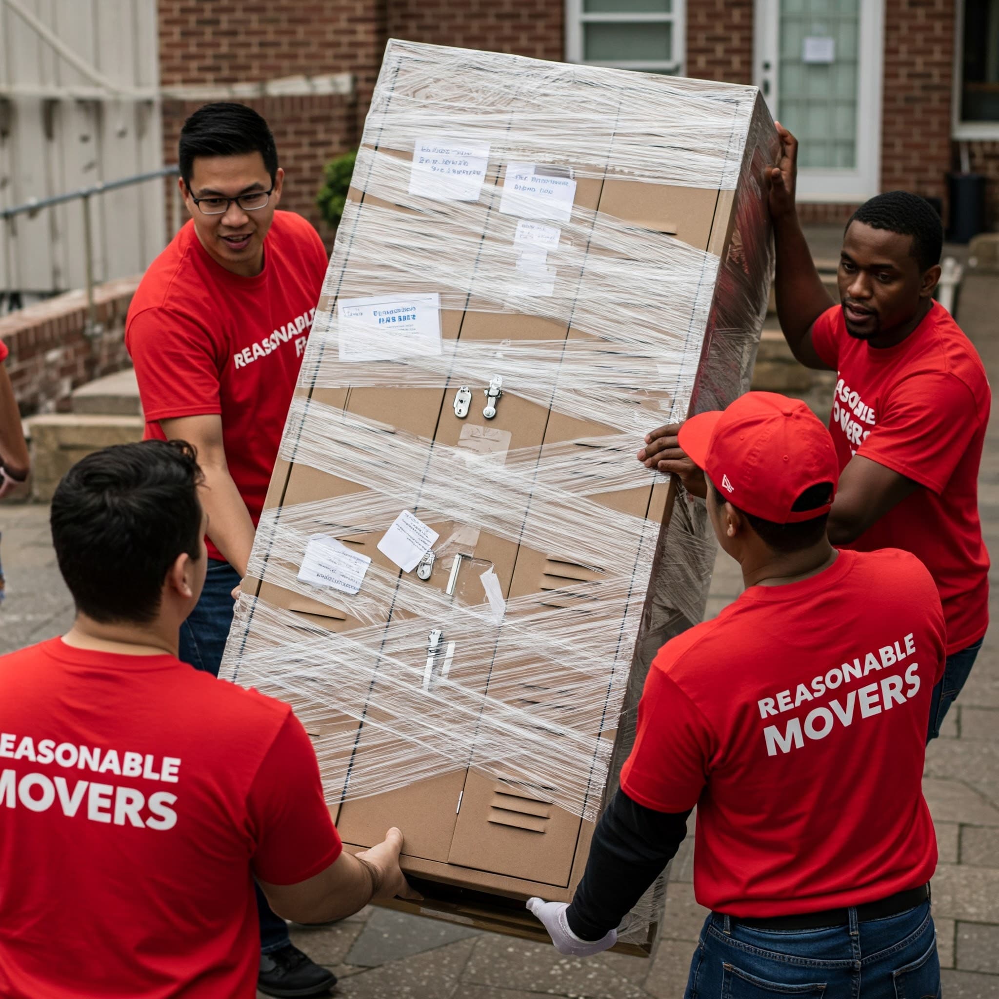 Professional movers in Toronto loading furniture into moving truck