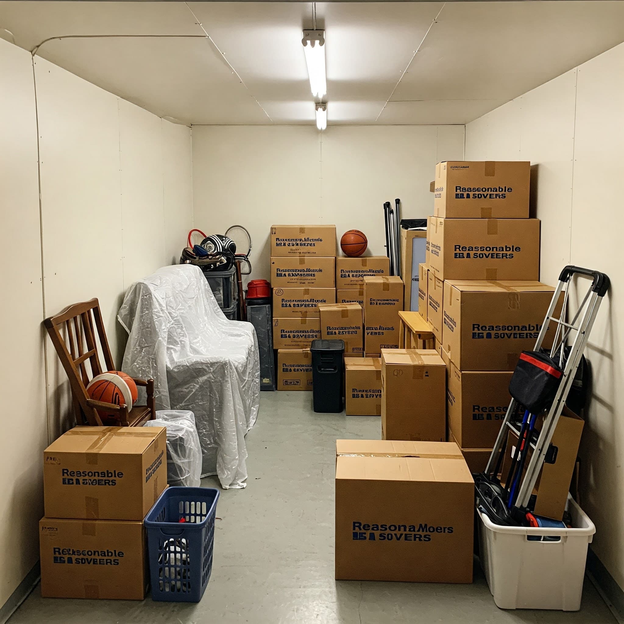 Toronto storage solutions with moving boxes
